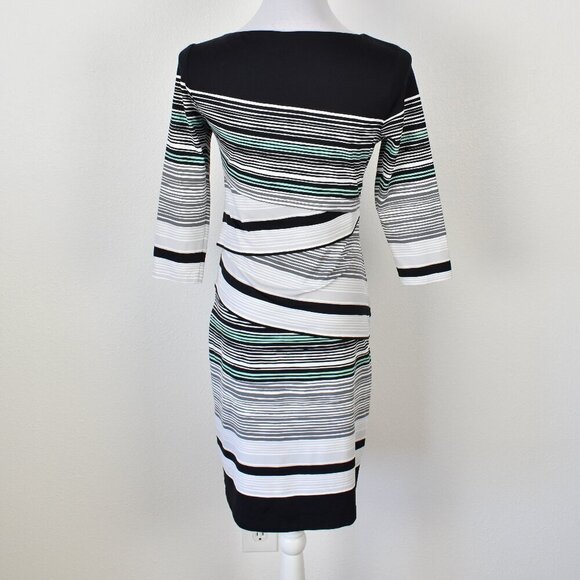J. McLaughlin NICOLA Tiered Striped Sheath Dress - S - Picture 5 of 8